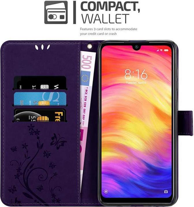 Immagine prodotto Cadorabo Copertina del libro di fiori (Xiaomi Redmi Note 7)