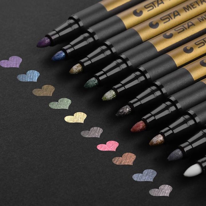Actual product image Cbx Metallic Stifte, Textmarker 10 Stück (10 x)