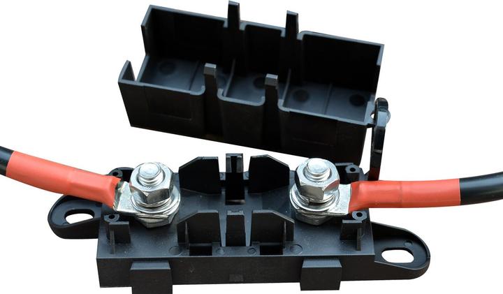 Actual product image Enjoy solar Battery cable with high-load fuse holder 2m 35mm², battery to charge controller (Solar cable)