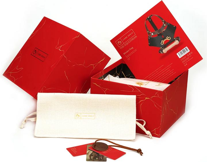 Productafbeelding Liebe Seele Leren oogkleppen met knevel