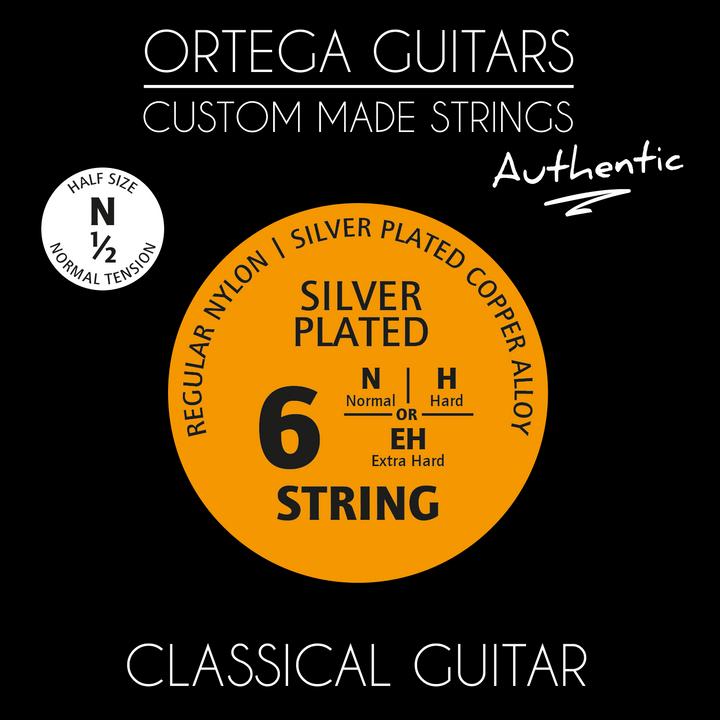 Ortega Gitarren Nylon Saiten - 1/2 - normal (Gitarre)
