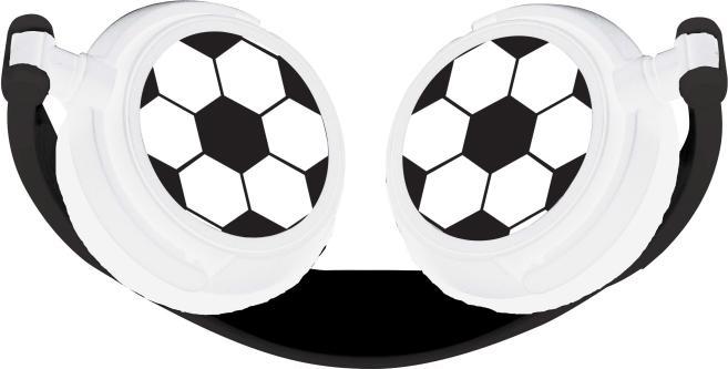 Produktbild Lexibook Stereo Headphones – Football Design (HP015FO)