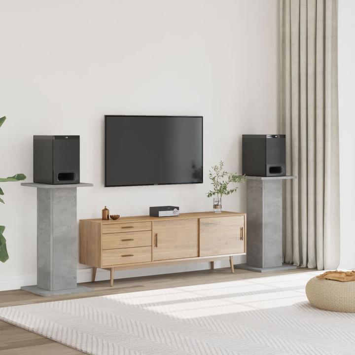 Actual product image VidaXL Speaker stand 2 pcs. 30 x 30 x 80 cm (1 pcs., Stand, Not movable)