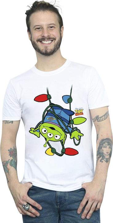 Immagine prodotto Disney Toy Story Christmas Lights Aliens Maglietta Uomo (L)