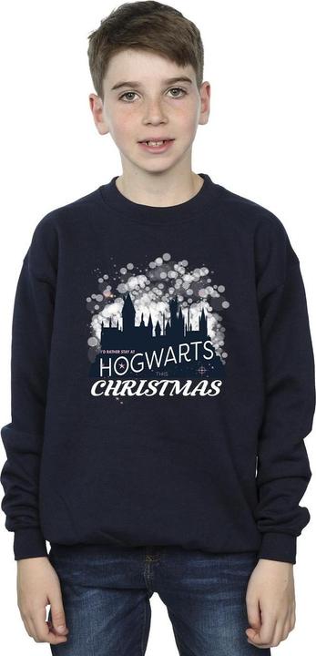 Actual product image Boys Hogwarts Christmas Sweatshirt (128)