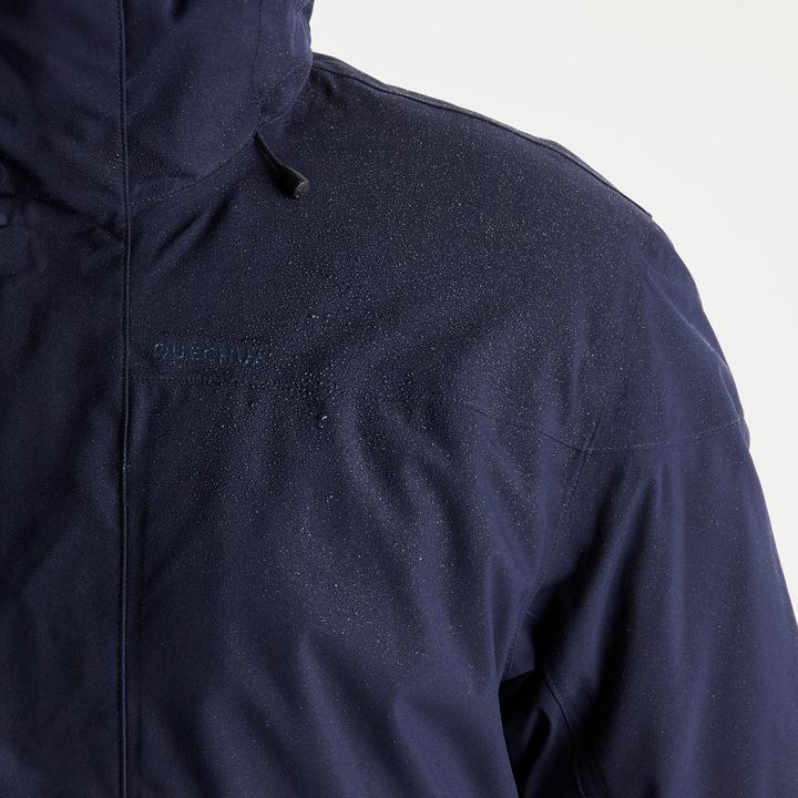 Produktbild Quechua Parka Winterjacke Herren warm bis -10 °C wasserdicht Winterwandern - SH500 blau (XL)
