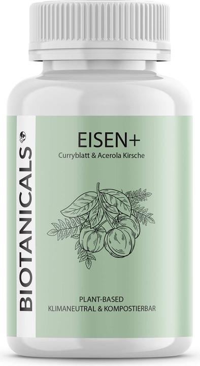 Produktbild Biotanicals Eisen+ 120 Kapseln (120 Stück, Kapseln, 85 g)