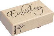 Produktbild Rayher H.- Stempel Einladung 2, 3x7cm