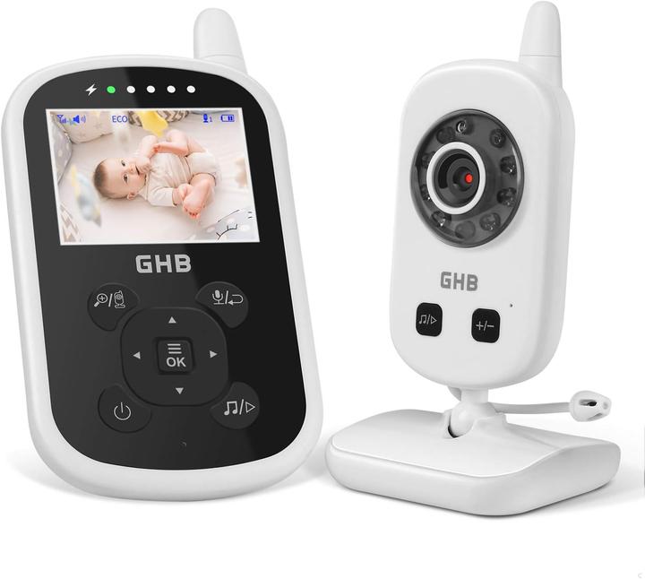 Actual product image GHB Baby Monitor White and Black (Video & Audio, 300 m)