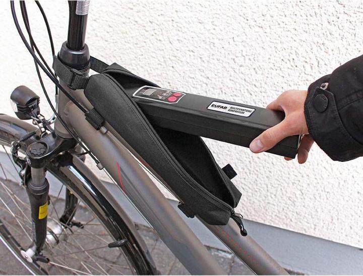 Produktbild P2R Universeller wiederaufladbarer Luftkompressor für Fahrrad - Auto - Motorrad - Digitale Anzeige (0.00 Bar)