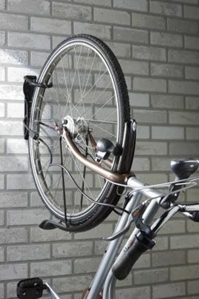 Actual product image Mottez Bicycle wall bracket with anti-theft system