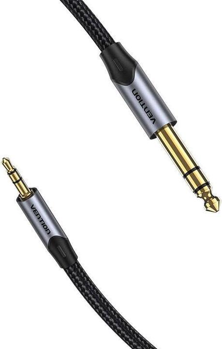 Produktbild Vention 3.5mm TRS Male to 6.35mm Male Audio Cable 5m BAUHJ Gray (5 m)