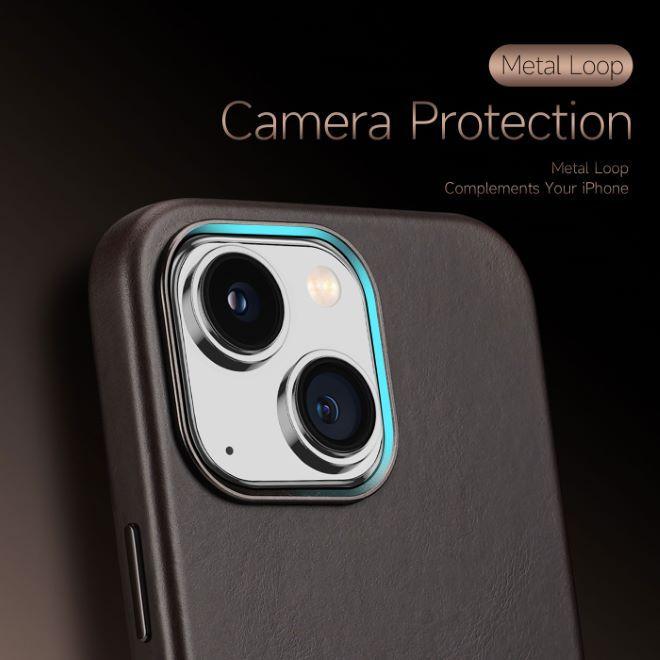 Actual product image Dux Ducis Naples Series Genuine Leather Case (Apple iPhone 14 Plus)