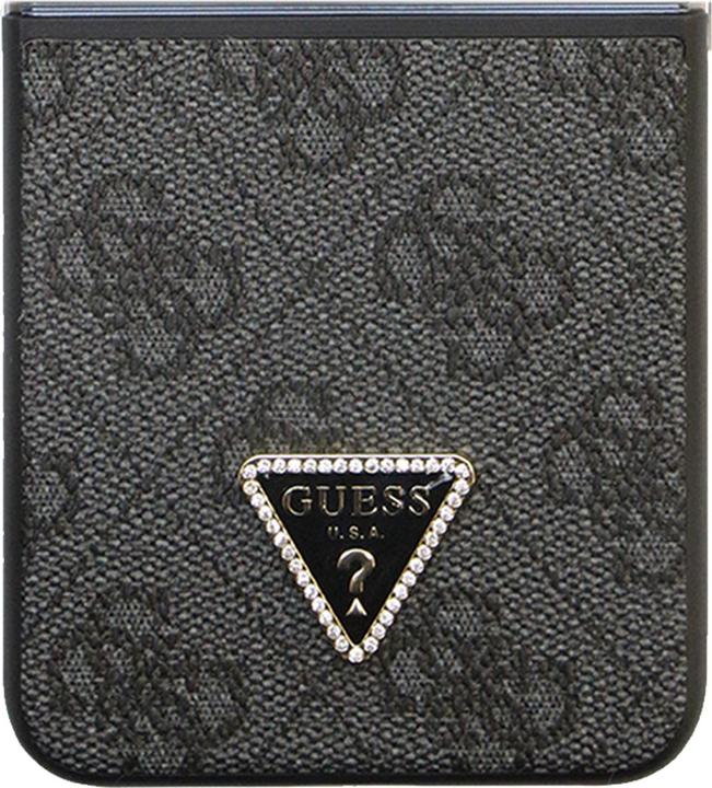 Image du produit Guess 4G Triangle Case Metal Logo pour F731B Samsung Galaxy Z Flip5 - noir (Samsung Galaxy Z Flip5)