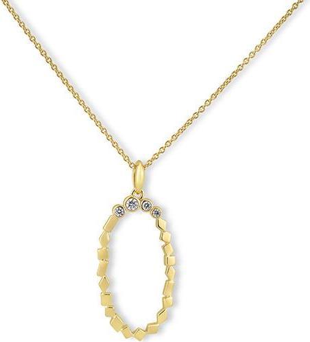 Actual product image Breuning COLLIER - BRILL. 0,138 Ct. H/si (585, - Gold)