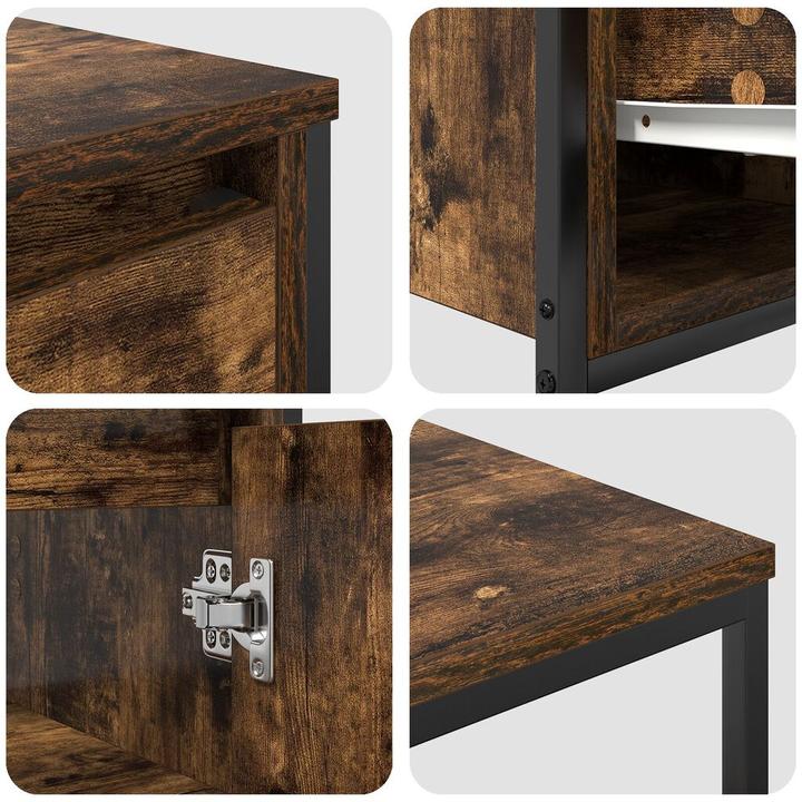 Image du produit VidaXL Ensemble de meubles de salle de bain 3 pièces en bois composite chêne fumé