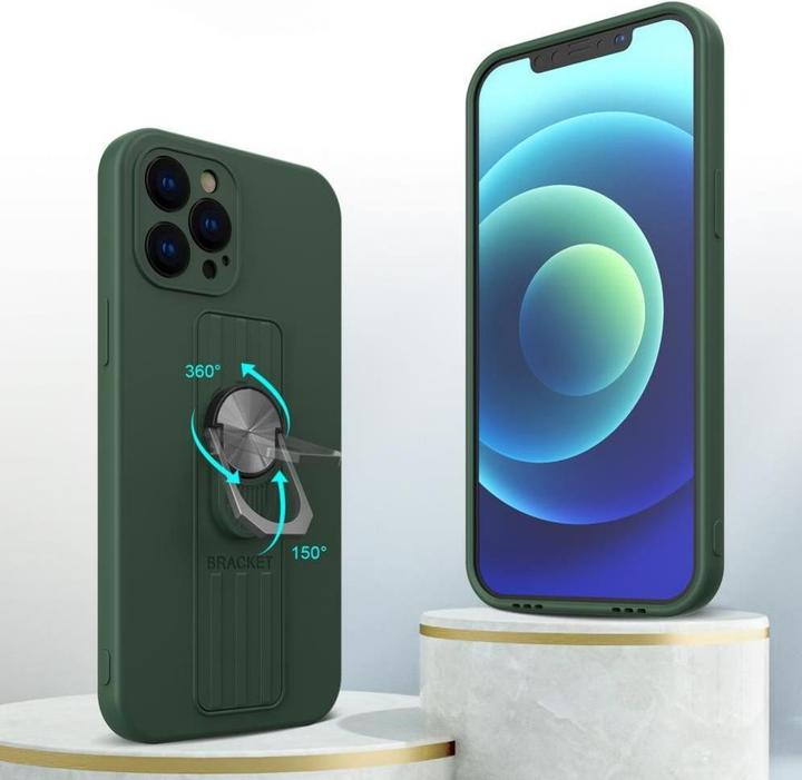Immagine prodotto Hurtel Custodia in silicone Ring Case con impugnatura e supporto per Xiaomi Redmi 10X 4G / Xiaomi Redmi (Xiaomi Redmi 10X, Xiaomi Redmi Note 9)