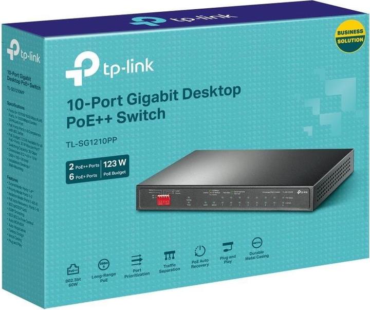 Produktbild TP-Link TL-SG1210PP (10 Ports)
