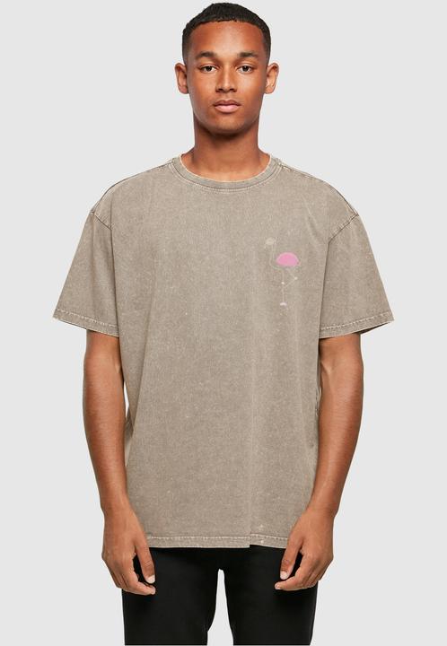 Immagine prodotto Merchcode Maglietta oversize pesante lavata con acido Flamingo - 116899 (M)