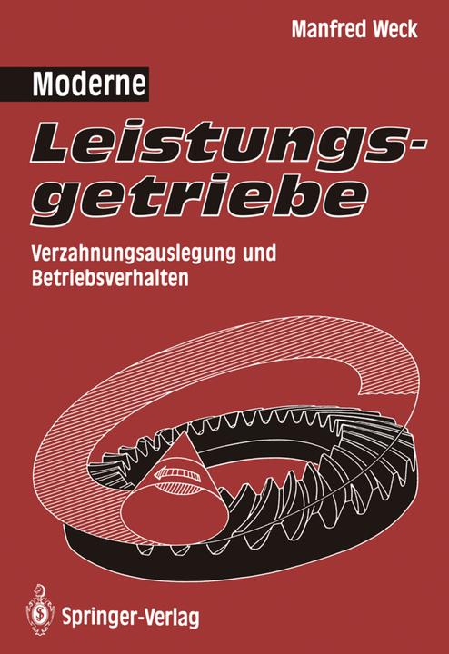 Produktbild Moderne Leistungsgetriebe (Manfred Weck, 2012)