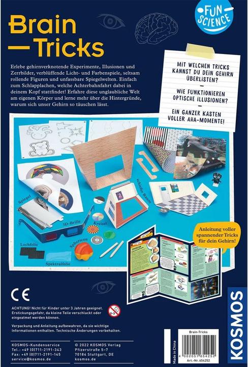 Image du produit Kosmos Fun Science - Astuces pour le cerveau