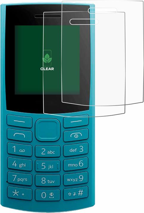 Productafbeelding ScreenLeaf Schutzfolie nachhaltiger Displayschutz Display Schutz Folie Klar Transparent (2 Stuk, Nokia 105)