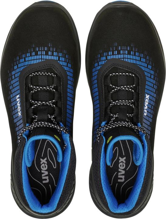 Produktbild Uvex Safety 6833945 Sicherheitsstiefel S2 Schuhgrösse (EU): 45 Blau, Schwarz 1 Paar (S2, 45)