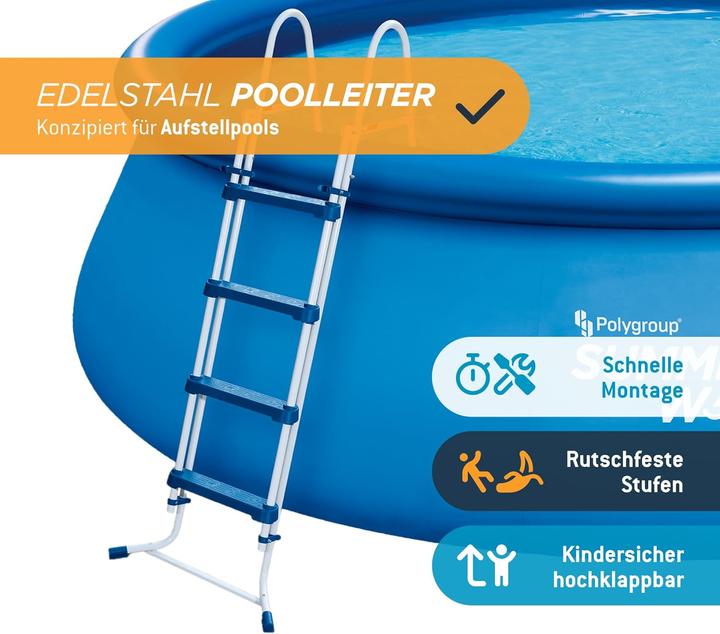 Image du produit Summer Waves Échelle de piscine 132 cm