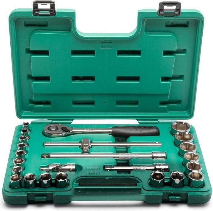 SATA Socket set 6kt 1/2" 24 pcs. (1/2")