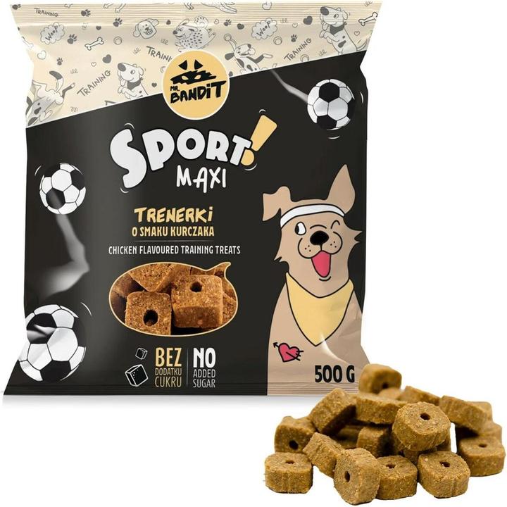Immagine prodotto VEE VET EXPERT MR. BANDIT Sport Maxi Trainers al gusto di pollo - bocconcino per cani - 500 g (500 g)
