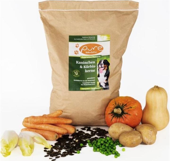 Immagine prodotto Pure Naturfutter PURE Rabbit & Pumpkin Seeds - monoproteico e senza cereali (Adulto, 1 pz., 4000 g)