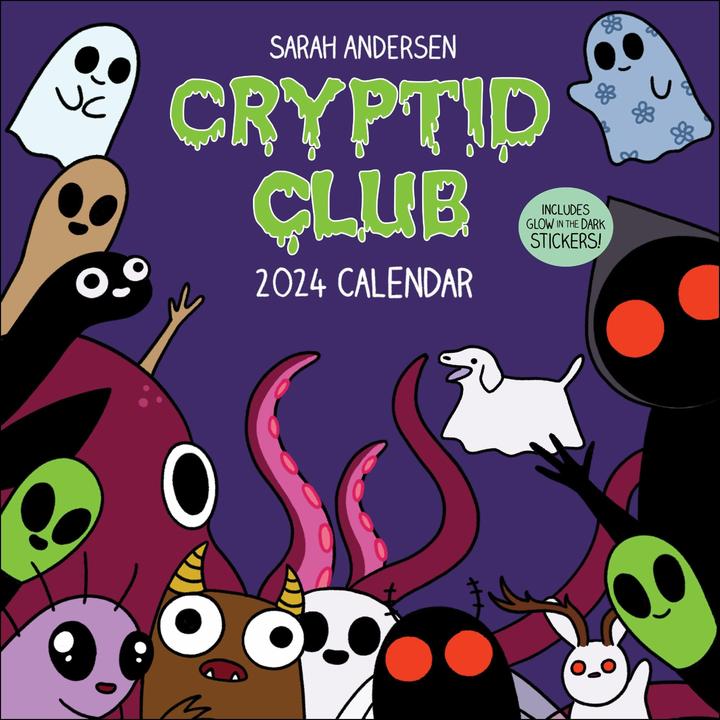 Produktbild Cryptid Club 2024 Wall Calendar (Englisch)