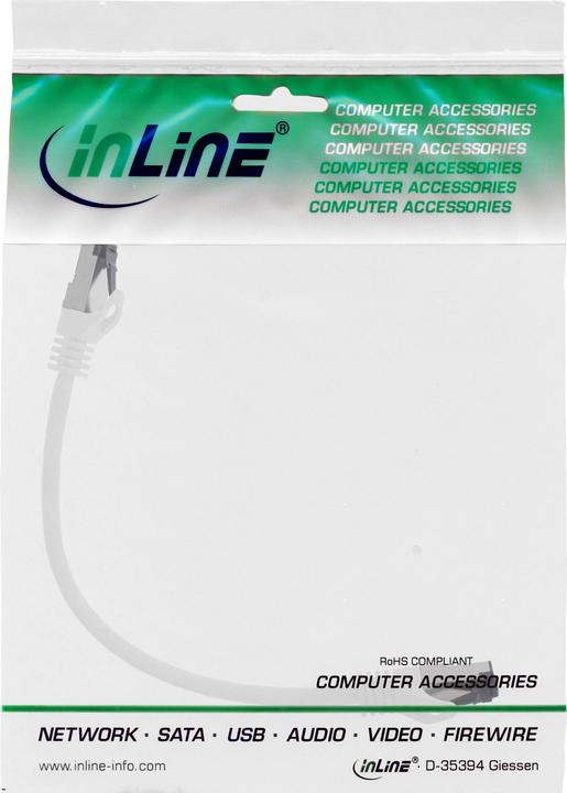 Produktbild InLine Netzwerkkabel (S/FTP, CAT8.1, 0.30 m)