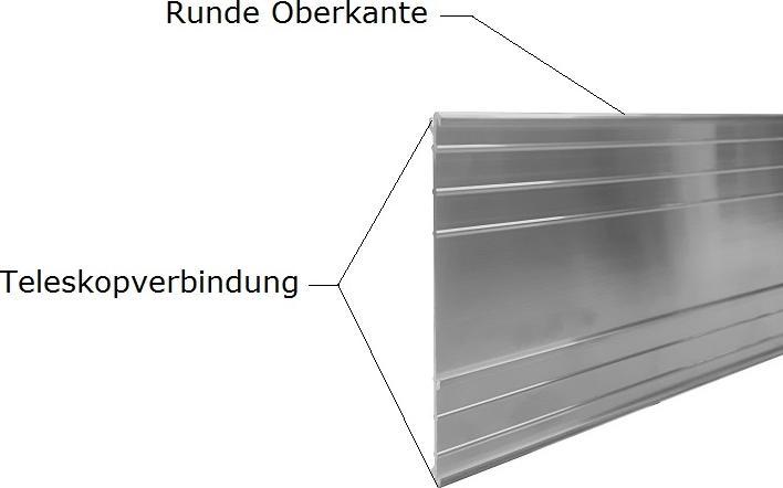 Produktbild Green Split Ultra Starke Alu Rasenkanten 5m 10m 15m 20m 25m 30m 10100cm oder 14x100cm oder 24x100cm (100 cm)