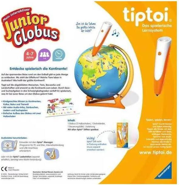 Produktbild tiptoi Jun.Globus '22 (Deutsch)