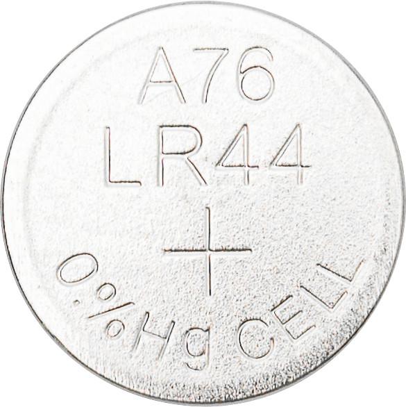 Q-Connect Piles boutons alcalines (10 pcs, LR44, 145 mAh)