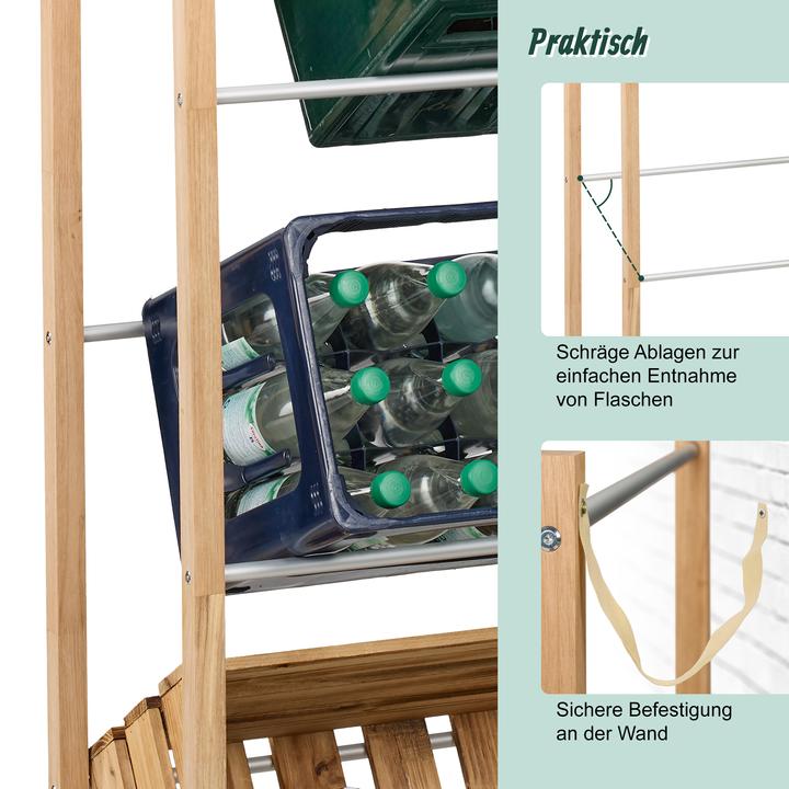 Actual product image Relaxdays Beverage crate rack