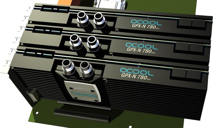 Produktbild Alphacool GPX SLI Connector - Dual Asymetric Plexi