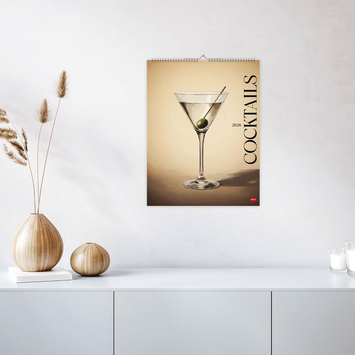 Produktbild Cocktails Posterkalender 2026 (34 x 44 cm, Harter Einband, Deutsch)