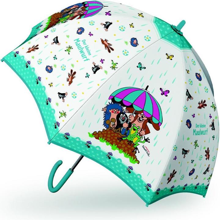 Der kleine Maulwurf - Regenschirm, blau (65cm)