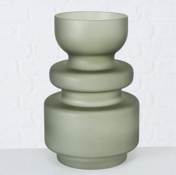 Actual product image Boltze Home Vase Bodena 25 cm, Green (1 x, 16 x 16 x 25 cm)