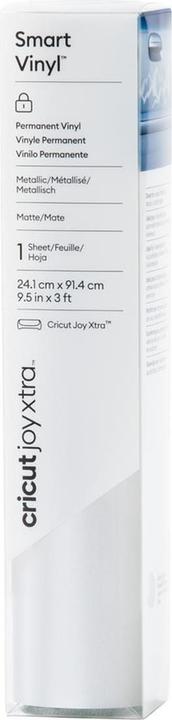 Actual product image Cricut Vinyl film Joy Xtra Smart permanent 24.1 x 91.4 cm, silver