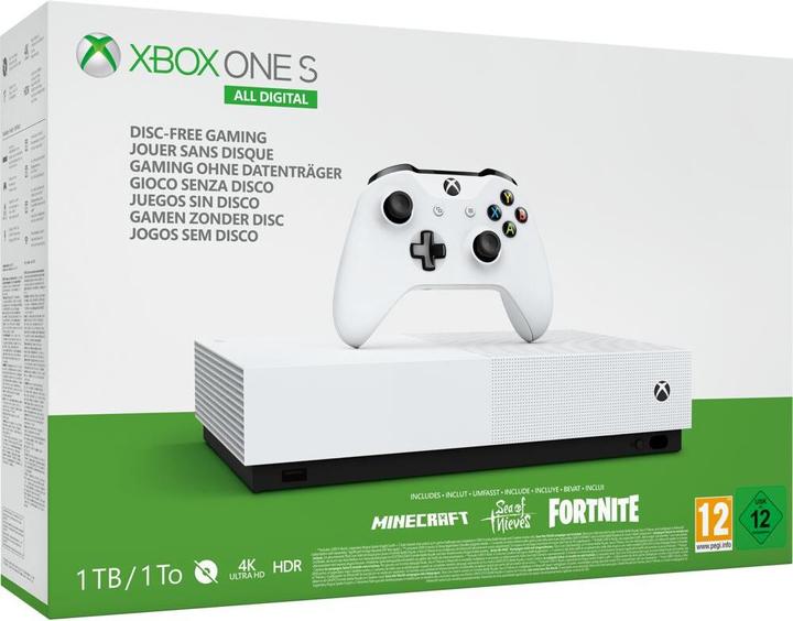 Microsoft Xbox One S All Digital Refresh