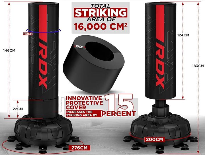 Produktbild Rdx Free Standing Punch Bag F6 (180 cm, 31.29 kg)