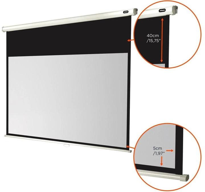 Actual product image Celexon Rollo Economy, Canvas, 16:9 (72.44", 16:9)