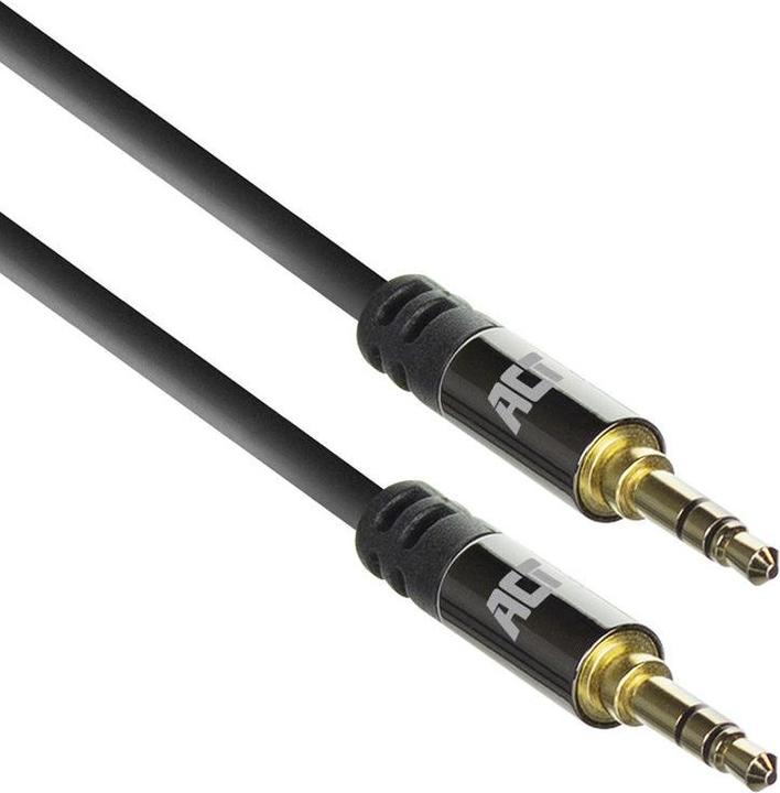 Produktbild 1.5 meters High Quality stereo audio connection cable 3.5 mm jack male - male, Zip Bag (1.50 m, 3.5mm Klinke (AUX))