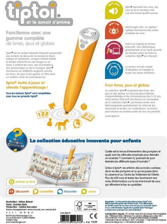 Actual product image tiptoi Je découvre les pompiers