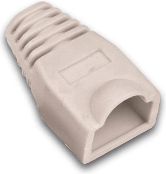 Wirewin Knickschutztülle RJ-45 Grau, 100 Stück (Stecker Tülle)