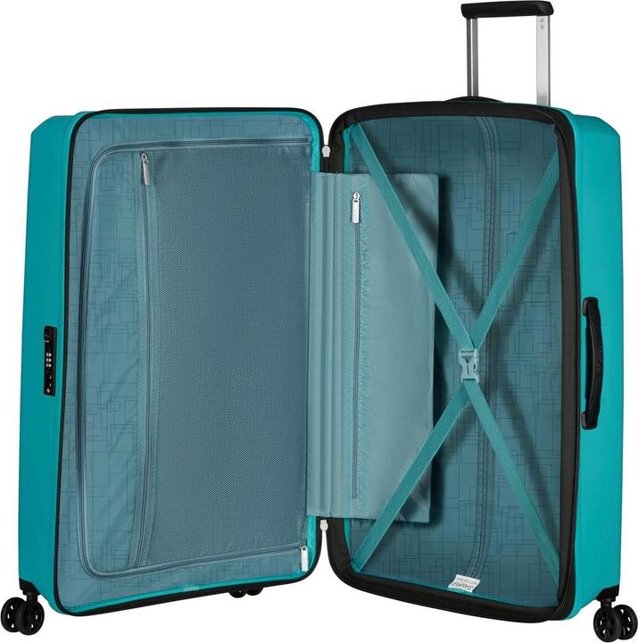 Image du produit American Tourister Valise de voyage Aerostep 101.5 L, Turquoise Tonic (101.50 l, XL (à partir de 115l))