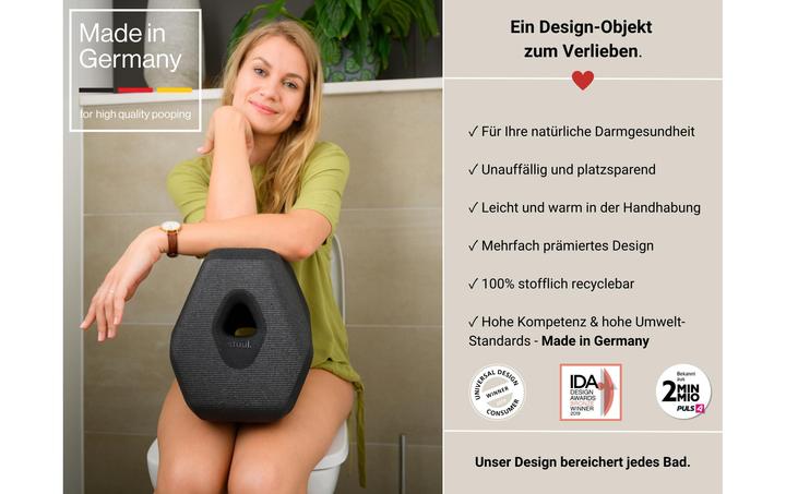 Produktbild Stuul Charcoal Toilettenhocker